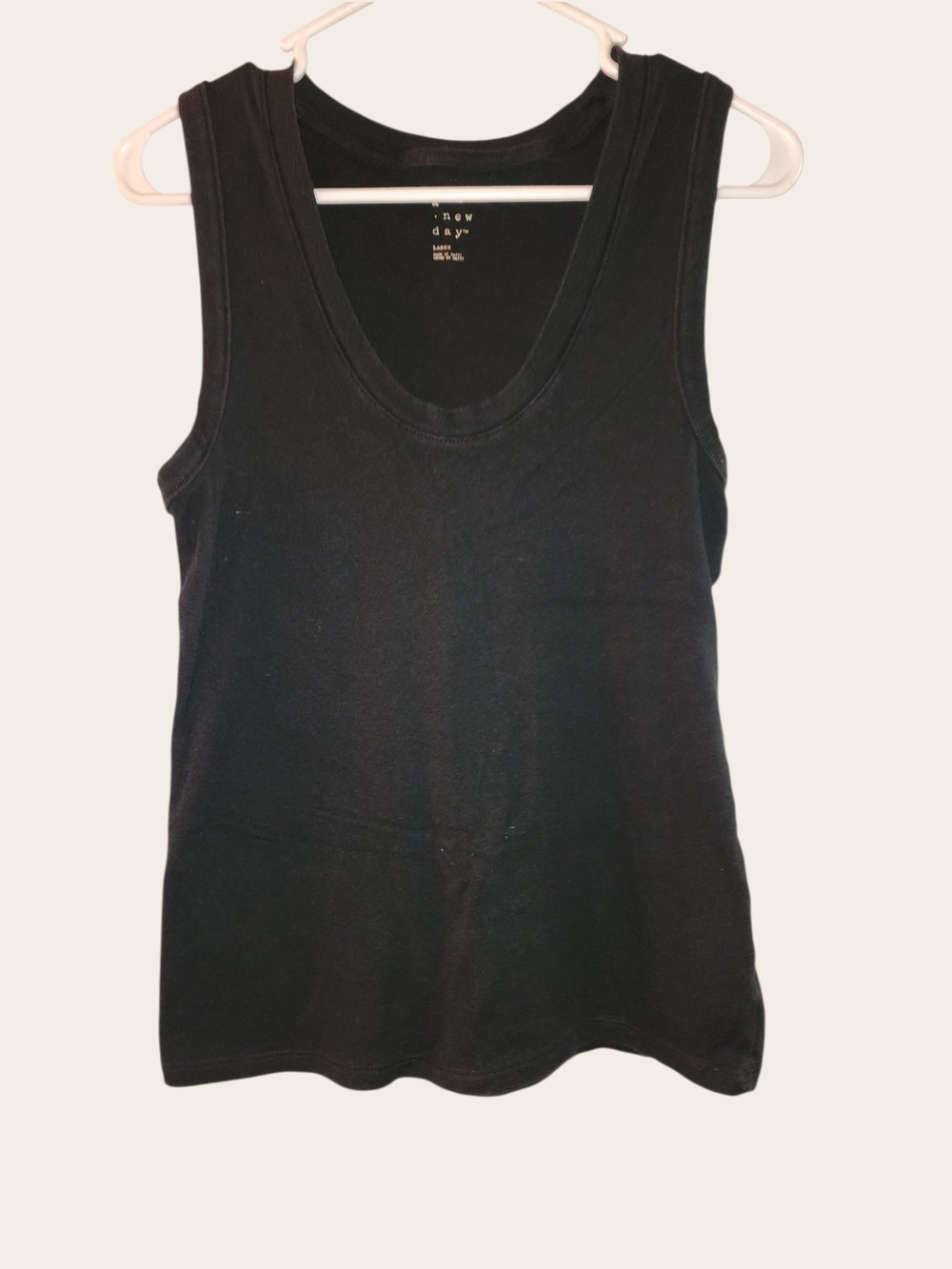 a new day Black Scoop Neck Tank Top